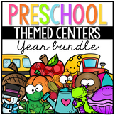 Preschool Themed Math and Literacy Centers for the Year