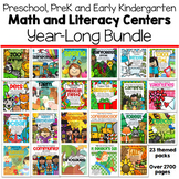 MEGA BUNDLE Math and Literacy Centers for the Year Prescho