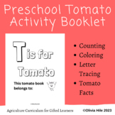 Letter T  for Tomato | Preschool Alphabet Activity Book