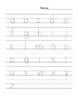 Preschool Tracing Worksheet by Alize Rodriguez | TPT