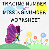 Preschool Tracing and Missing Numbers to 20 Worksheets|Han