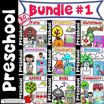 Preview of Preschool Units - The Bundle