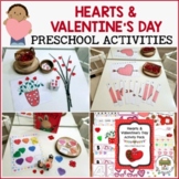 Preschool Valentine's Day Activity Pack Math and Literacy Centers