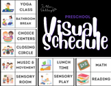 Preschool Visual Schedule [Teacher Tools, Educator Resourc