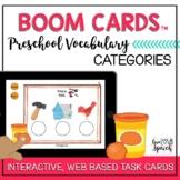 Preschool Vocabulary CATEGORIES Boom Cards™ | Speech Thera