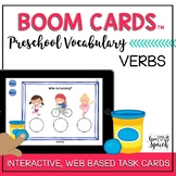 Preschool Vocabulary VERBS Boom Cards™ | Speech Therapy Di