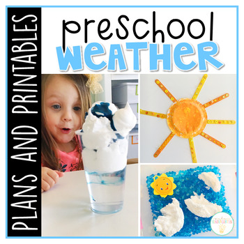 Preview of Preschool: Weather {Plans and Printables}