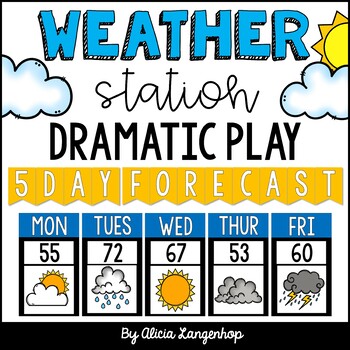 Basic Preschool Weather Station The Basic Preschool Weather