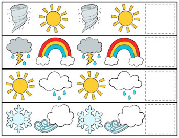 preschool weather theme circle time centers printables tpt