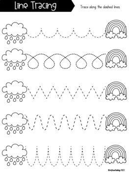 Preschool Weather Theme Printable Worksheet Activities by MsKinderhop