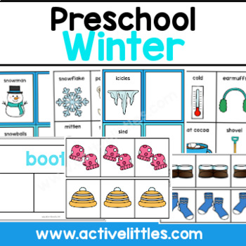 Preview of Preschool Winter Activities Printable