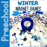 Preschool Winter Activity - WINTER MAGNET GAMES