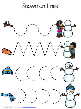 Preschool Winter Play Learning Packet by The Lee Schoolhouse | TpT