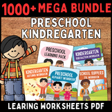1000+ Preschool Math, Alphabet Letter worksheets kindergar
