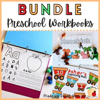 Preview of Preschool Workbook and Activity Printables BUNDLE