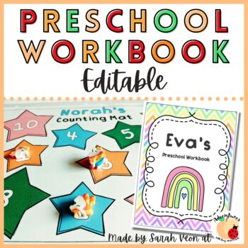Preview of Preschool Workbook and Activity Printables - Unicorns