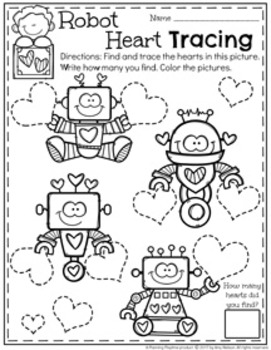 Preschool Worksheets February By Planning Playtime Tpt