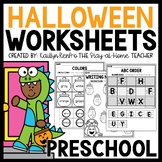 Halloween Preschool Worksheets | October PreK Morning Work