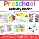 Preschool Worksheets (Interactive Preschool Activities Binder)