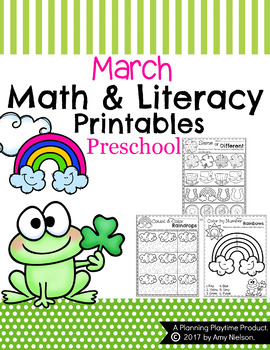 Preview of Preschool Worksheets - March