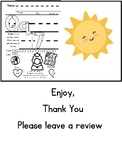 Preschool Worksheets / Perfect Morning Work / Aligns with 
