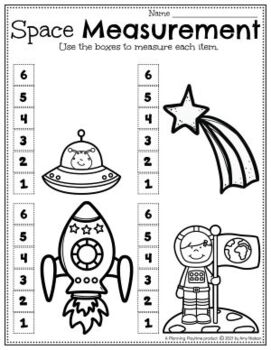 preschool worksheets space by planning playtime tpt