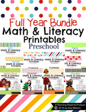 Preschool Worksheets - The Full Year Bundle