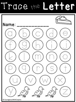 Preschool Worksheets for Fall by Courageous with Crayons | TpT