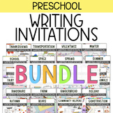 Preschool Writing Invitations BUNDLE