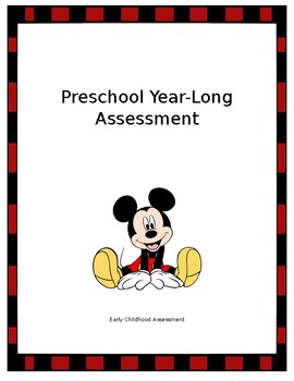 Preview of Preschool Year-Long Assessment