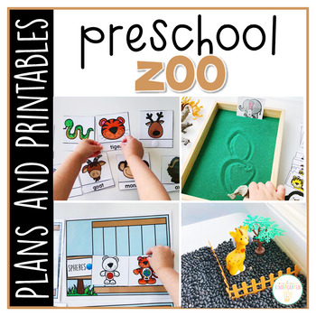 Preview of Preschool: Zoo {Plans and Printables}
