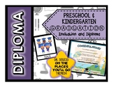 Diploma + Invitation for Preschool and Kindergarten Grads 