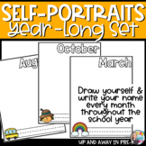 Preschool and Kindergarten Self-Portraits & Portfolio - Ba