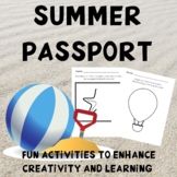 Summer Fun Printables Packet with Educational and Art Activities