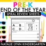 Preschool and Pre-K End of the Year Spiral Review Kinderga