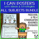 Preschool and Pre-K I Can Statement Posters Bundle