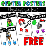 Preschool and PreK Center Signs FREE
