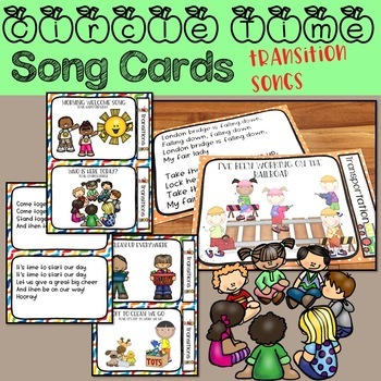 Preview of Transition Songs for Preschool and Kindergarten