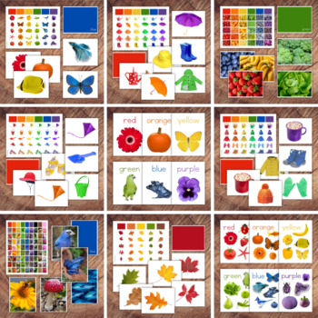 Preview of Preschool and Toddler Color Bundle