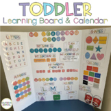 Toddler Learning Board and Calendar