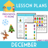 Preschool at Home Lesson Plans-December