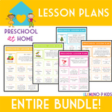 Preschool at Home Lesson Plans-Entire Bundle