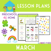 Preschool at Home Lesson Plans-March