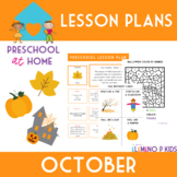 Preschool at Home Lesson Plans-October