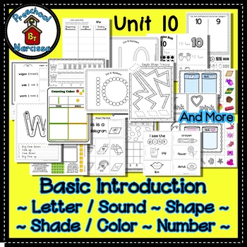 Preview of Preschool by Narcissa Pre-K Program - Unit 10  {PbN} - Parallelogram W Pink 10