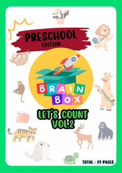 Preview of Preschool counting the number Vol.2 : Animal Edition