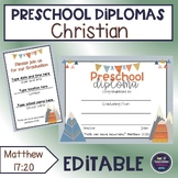 Preschool diploma - Religious - boho
