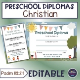 Preschool diploma - Religious - kids