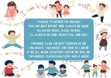 Kindness pledge for preschool