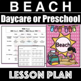 Preschool / Daycare Beach Lesson Plan